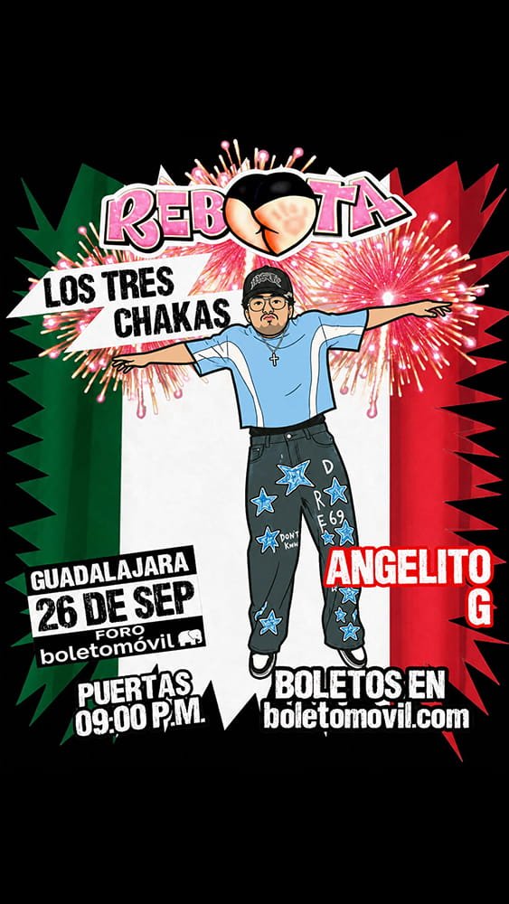 Flyer de Los 3 Chakas